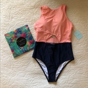 Cupshe Good To Me Solid One-piece swimsuit